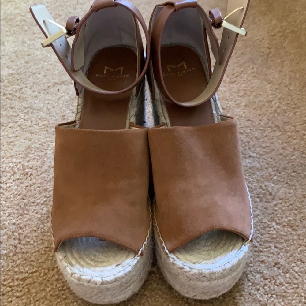 Marc Fisher Adalyn Espadrille Wedges 8.5